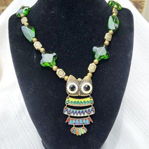 Vintage Owl necklace